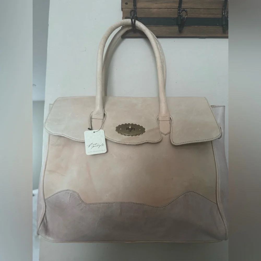 New🌟We the Free Sol Painted Leather Tote Bag